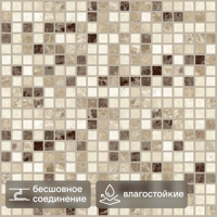 Изображение товара Листовая панель ПВХ 960x480x0.3 мм Мрамор бежевый 0.46 м²