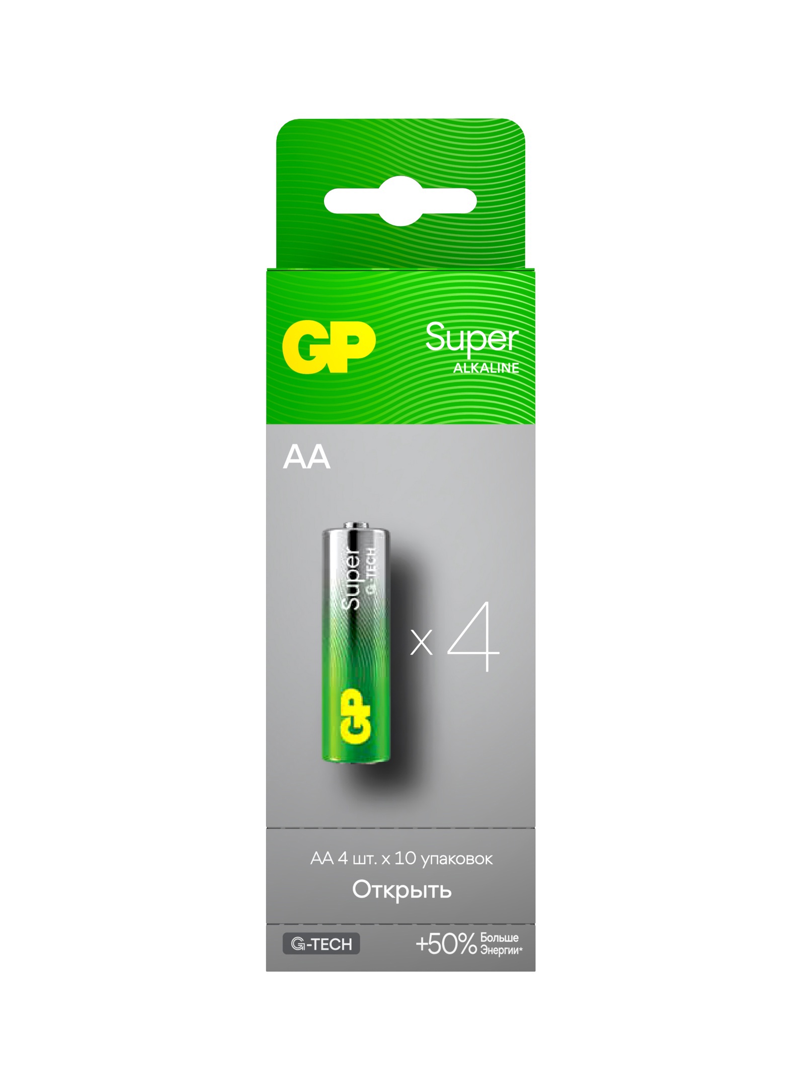 Изображение товара Батарейка алкалиновая GP Super AA LR6-40BOX 1.5В 40 шт 10857335 Изображение товара Батарейка алкалиновая GP Super AA LR6-40BOX 1.5В 40 шт 10857335