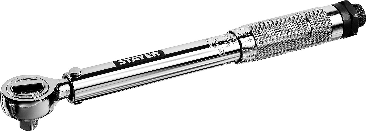Изображение товара Ключ динамометрический Stayer 64064-110 Professional 3/8 дюйма 112x112 Нм Изображение товара Ключ динамометрический Stayer 64064-110 Professional 3/8 дюйма 112x112 Нм