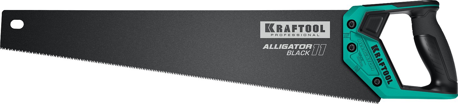 Изображение товара Пила ручная классическая по дереву Kraftool Alligator Black 15205-50 500 мм Изображение товара Пила ручная классическая по дереву Kraftool Alligator Black 15205-50 500 мм
