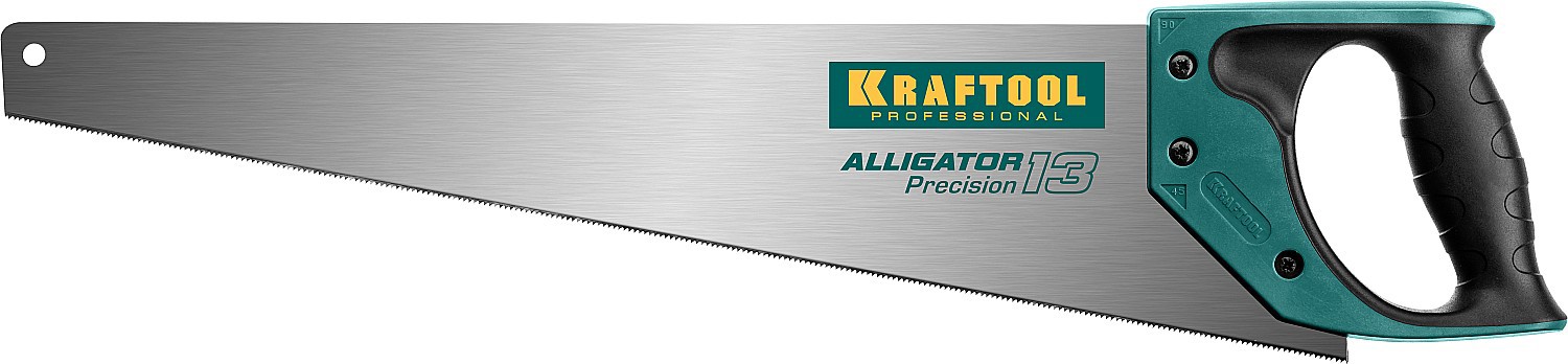 Изображение товара Пила ручная классическая по дереву Kraftool Alligator Precision 15225-50 500 мм Изображение товара Пила ручная классическая по дереву Kraftool Alligator Precision 15225-50 500 мм