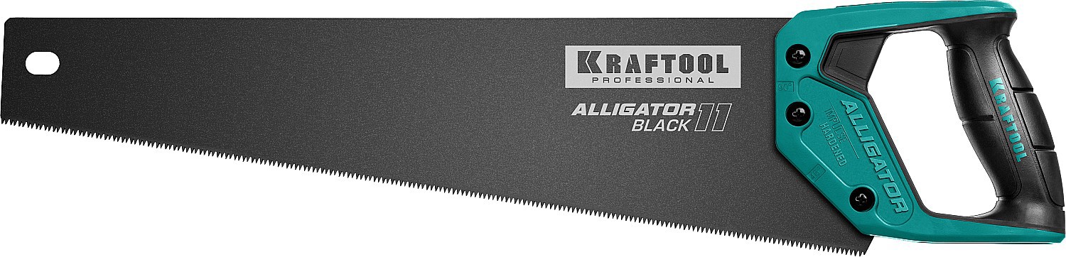 Изображение товара Пила ручная классическая по дереву Kraftool Alligator Black 15205-45 450 мм Изображение товара Пила ручная классическая по дереву Kraftool Alligator Black 15205-45 450 мм