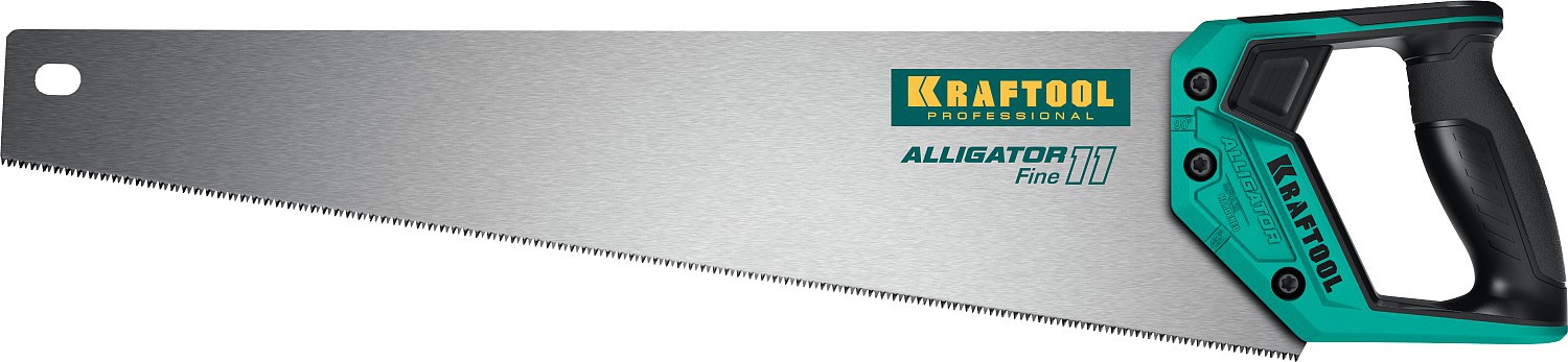 Изображение товара Пила ручная классическая по дереву Kraftool Alligator Fine 15203-55 550 мм