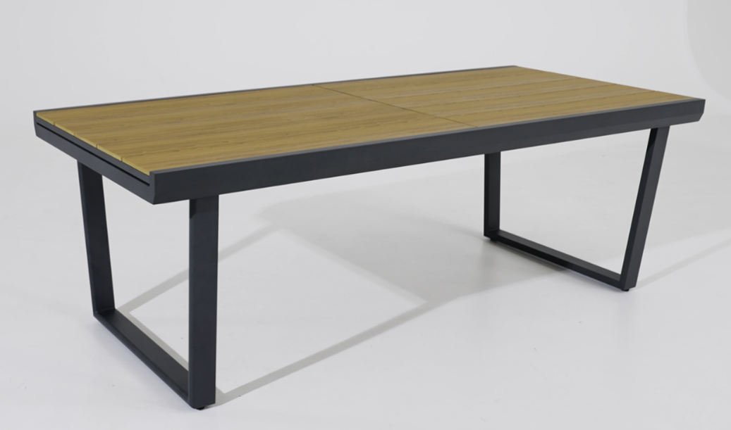 Изображение товара Садовый стол раздвижной BEGINIA Тали 220-250x99x76.5 см алюминий коричневый