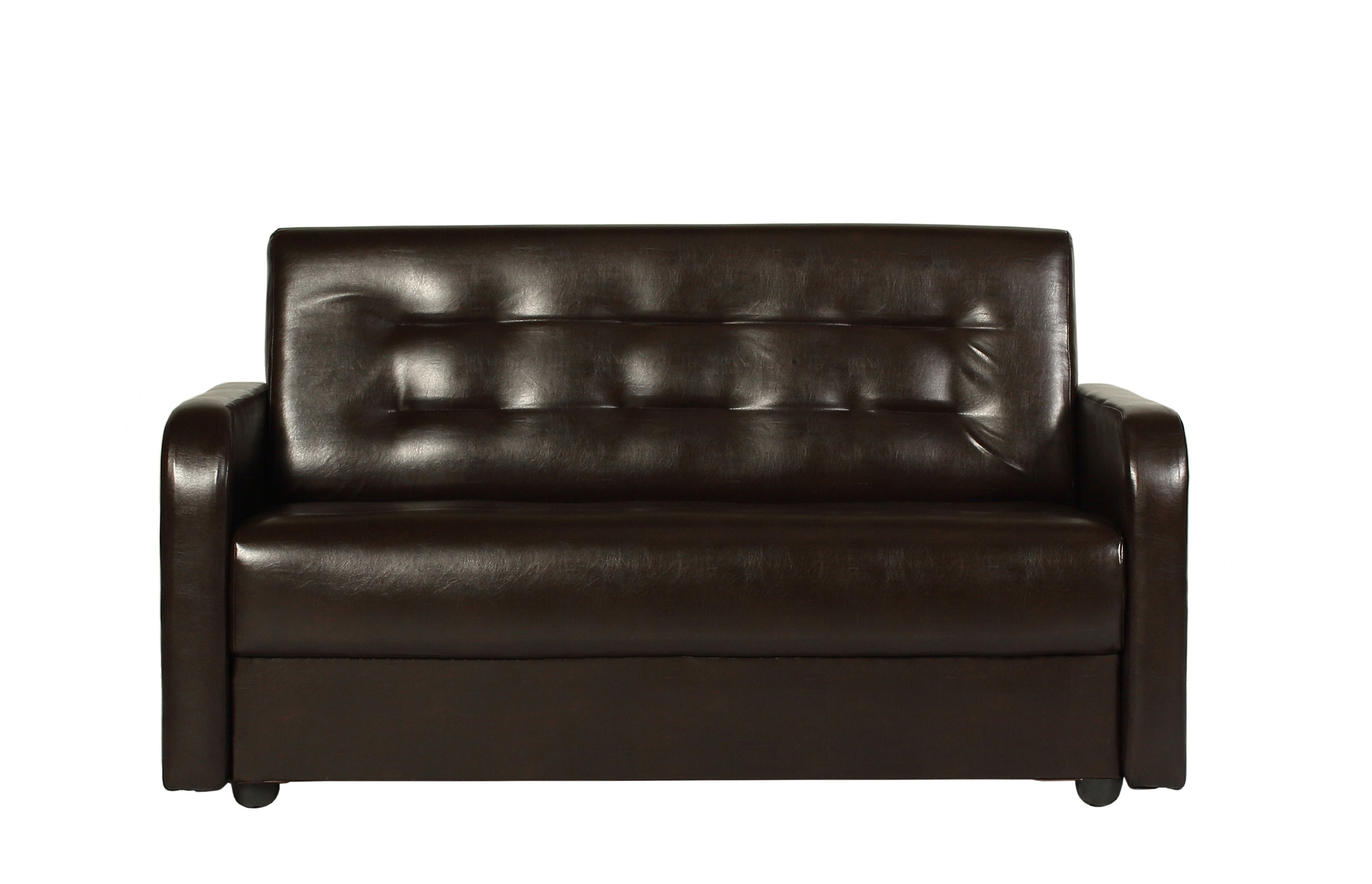Изображение товара Диван прямой Tampmebel Аккорд 160x96x90 см экокожа цвет коричневый Изображение товара Диван прямой Tampmebel Аккорд 160x96x90 см экокожа цвет коричневый