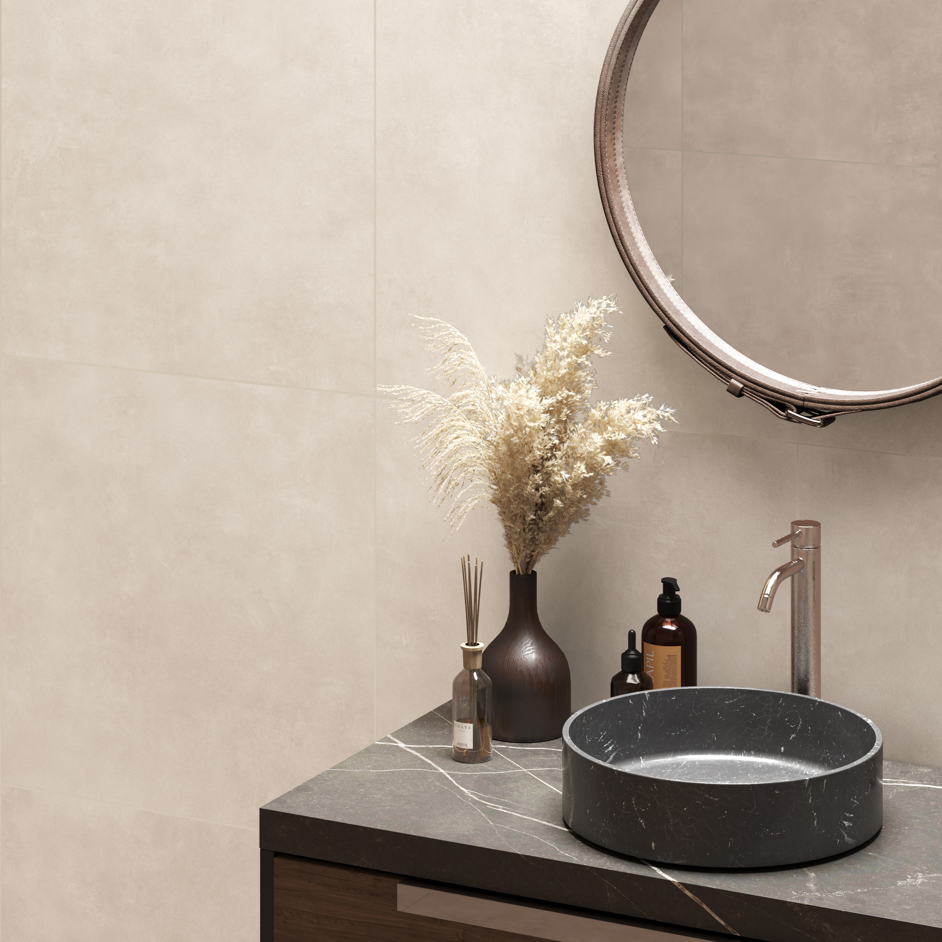 Изображение товара Керамогранит Alma Ceramica Urban Home 60x60 Глазурованный Бежевый