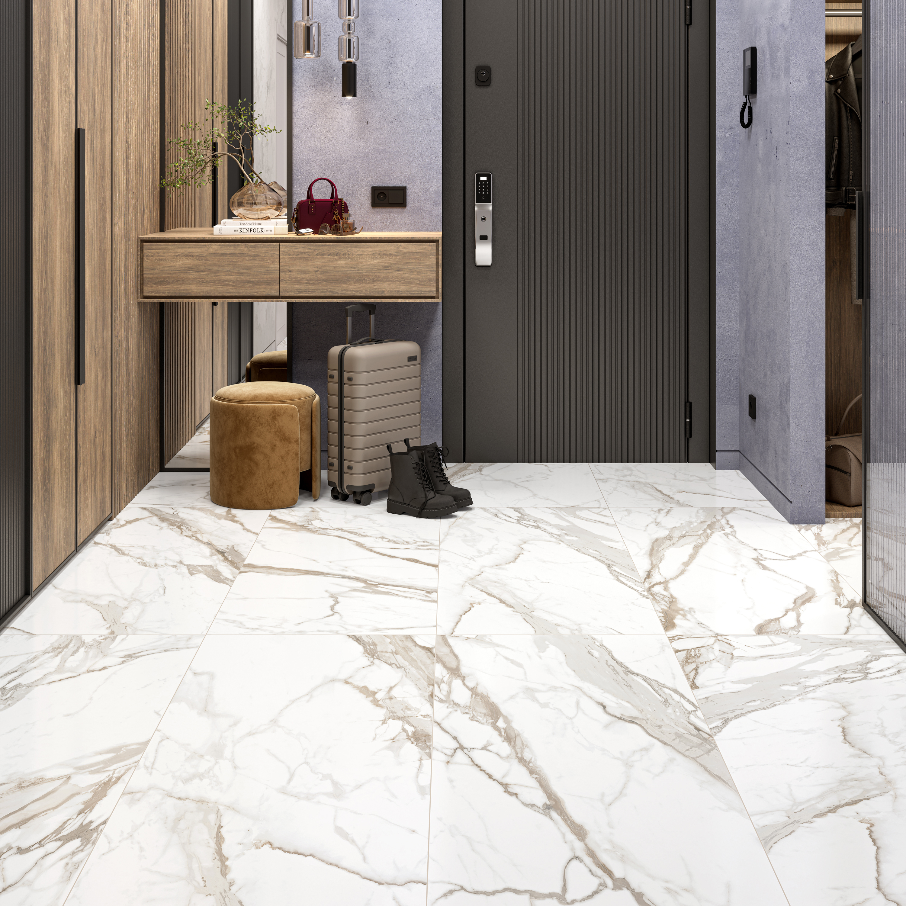 Изображение товара Керамогранит Alma Ceramica Calacatta Gold 04 60x120 см матовый с мраморным эффектом Изображение товара Керамогранит Alma Ceramica Calacatta Gold 04 60x120 см матовый с мраморным эффектом