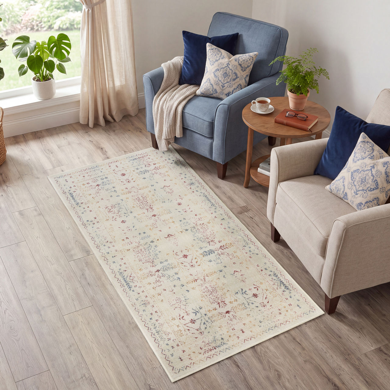 Изображение товара Ковер Shiraz 80x150 см вискоза 3180 86М цвет бежевый