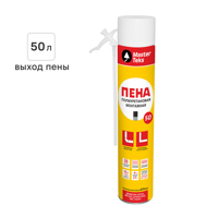 Изображение товара Пена монтажная бытовая Masterteks выход пены 50 л всесезонная 670 мл Изображение товара Пена монтажная бытовая Masterteks выход пены 50 л всесезонная 670 мл