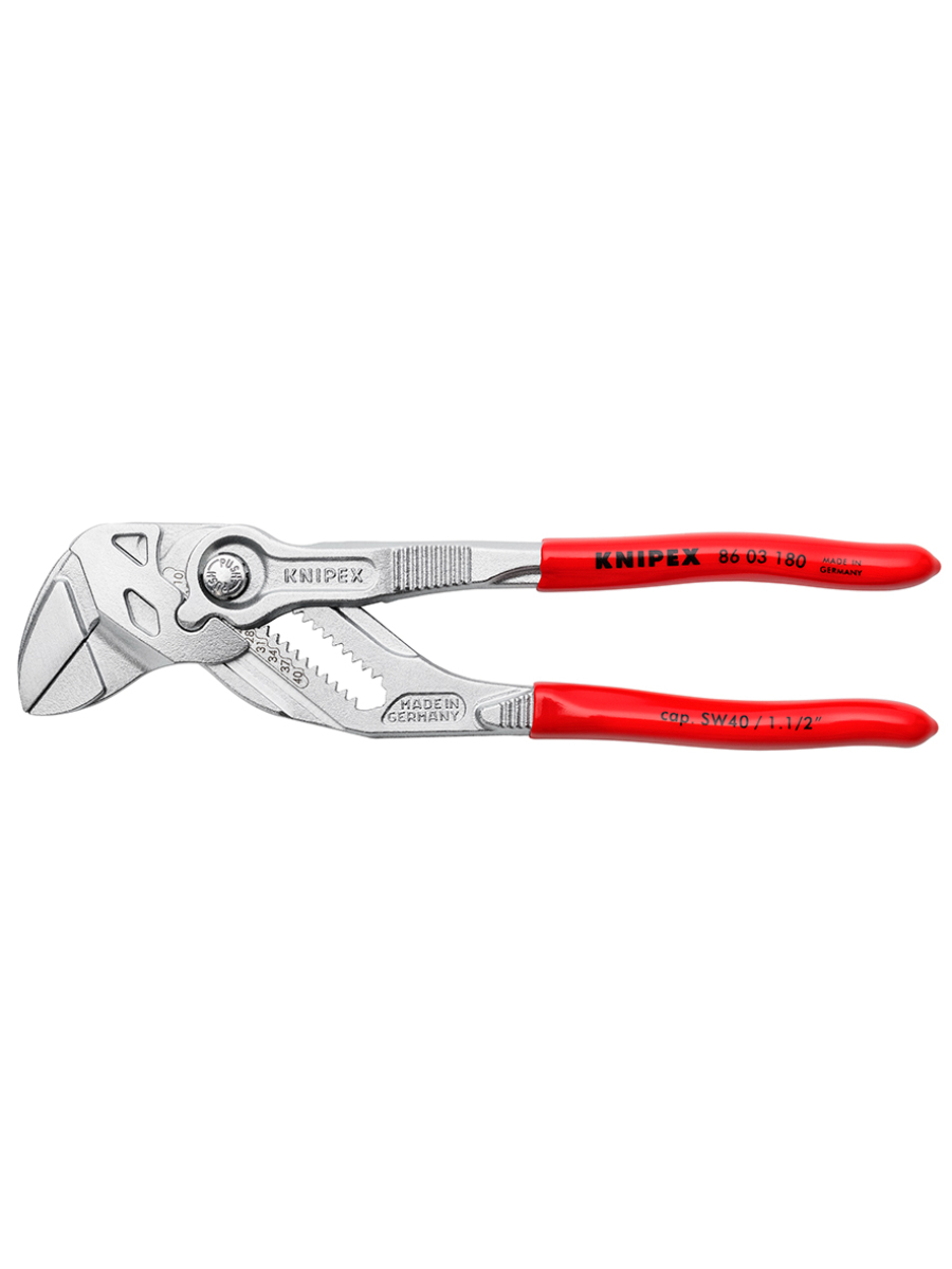 Изображение товара Клещи переставные Knipex 86 03 180 SB захват до 40 мм длина 250 мм