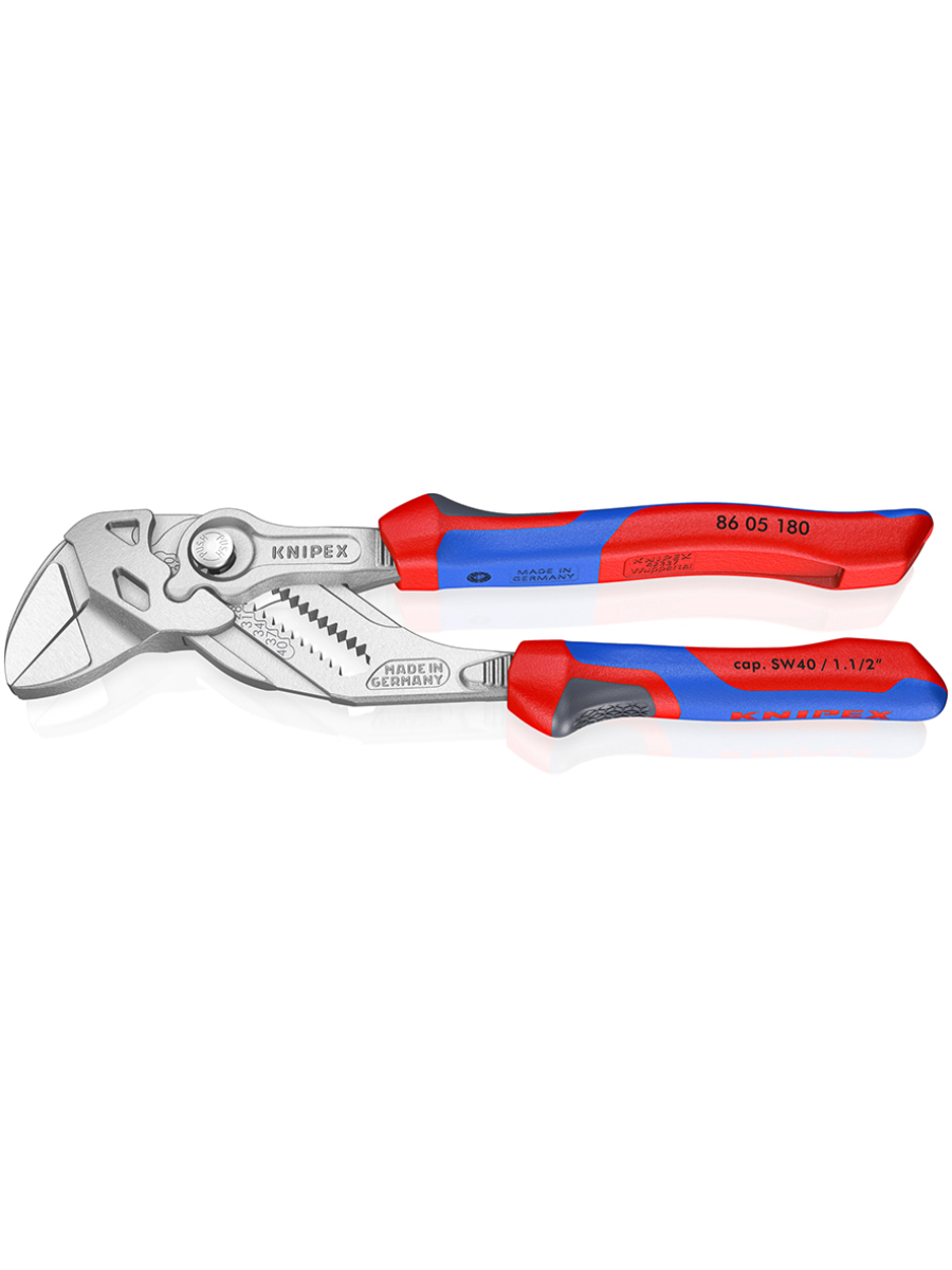 Изображение товара Клещи переставные Knipex 86 05 180 SB захват до 40 мм длина 258 мм