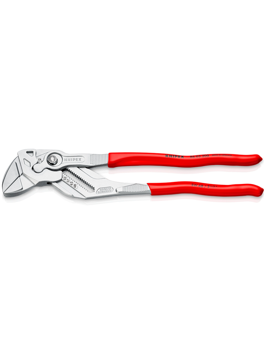 Изображение товара Клещи переставные Knipex 86 03 300 SB захват до 68 мм длина 375 мм Изображение товара Клещи переставные Knipex 86 03 300 SB захват до 68 мм длина 375 мм