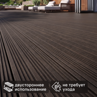 Изображение товара Террасная доска ДПК Freedeck цвет Венге 3000x150x17 мм двусторонний 0.45 м² Изображение товара Террасная доска ДПК Freedeck цвет Венге 3000x150x17 мм двусторонний 0.45 м²