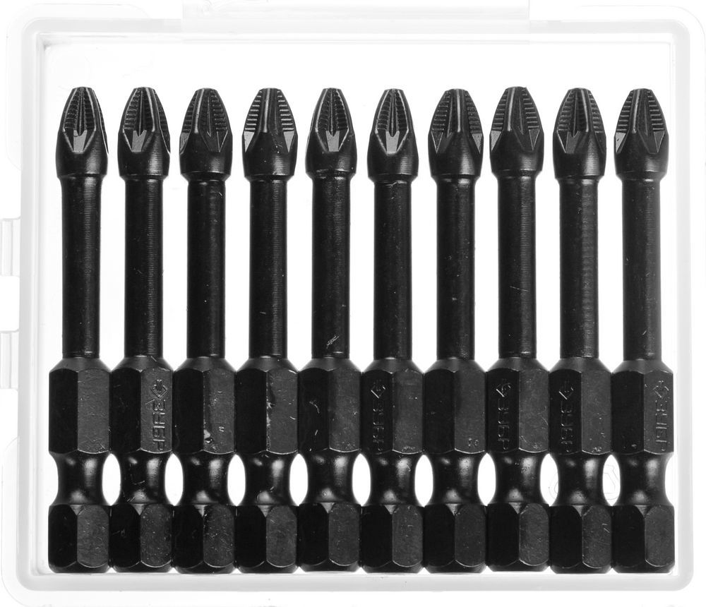 Изображение товара Бита ударная Зубр 26023-2-50-10 PZ2x50 мм, 10 шт