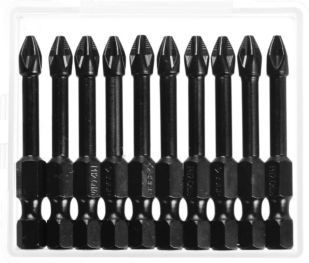 Изображение товара Бита ударная Зубр 26021-2-50-S10 PH2x50 мм, 10 шт