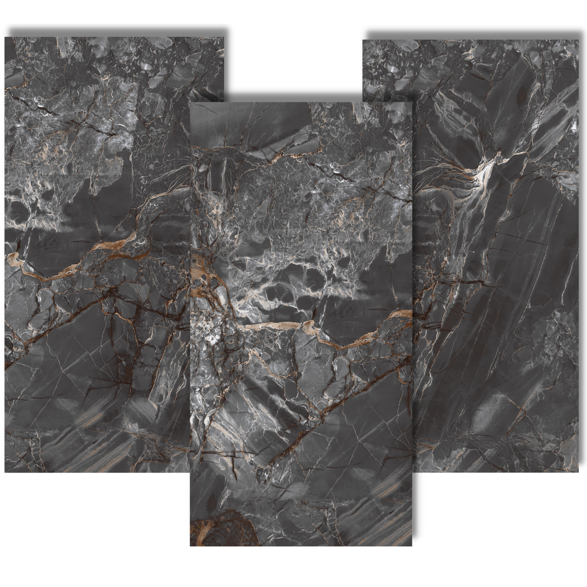 Изображение товара Керамогранит Sotgres Black Star Hg/ блэк стар 60x120см 1.44 м² цвет темно-серый, черный