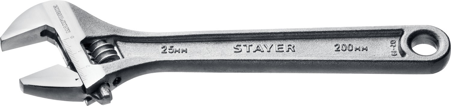 Изображение товара Ключ разводной Stayer 2725-20 захват до 25 мм длина 225 мм