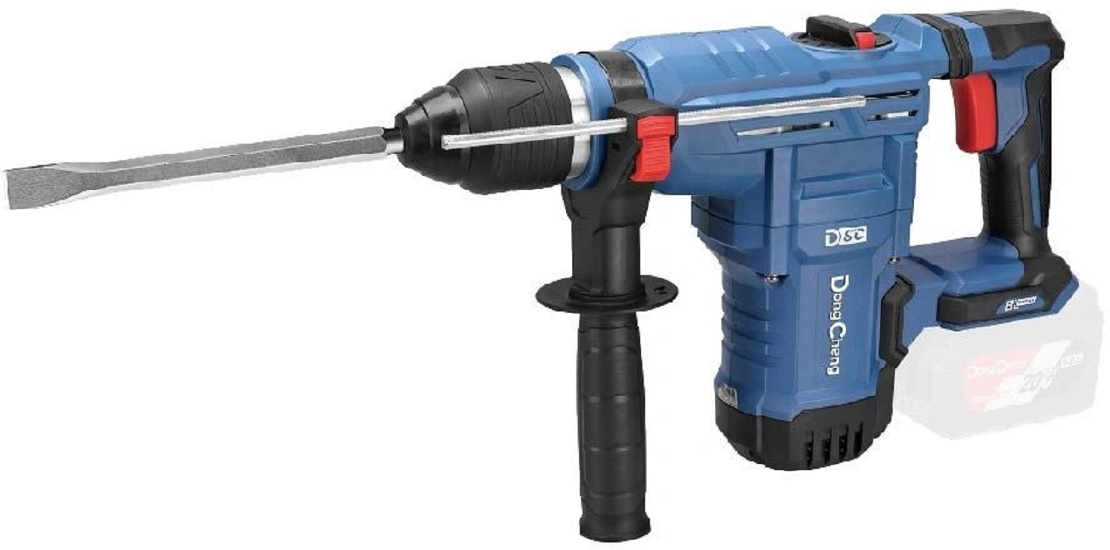 Изображение товара Перфоратор аккумуляторный бесщеточный SDS Plus Dongcheng Dczc02-28, 20 В Li-Ion 3.5 Дж, без АКБ и ЗУ Изображение товара Перфоратор аккумуляторный бесщеточный SDS Plus Dongcheng Dczc02-28, 20 В Li-Ion 3.5 Дж, без АКБ и ЗУ