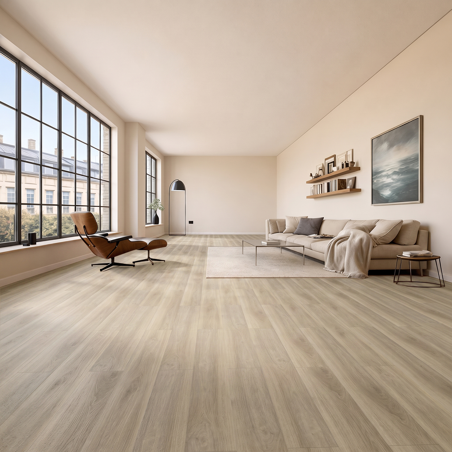 Изображение товара SPC плитка Natisston Айвори класс 43 толщина 5.1 мм 1.78 м² 4 фаски Изображение товара SPC плитка Natisston Айвори класс 43 толщина 5.1 мм 1.78 м² 4 фаски