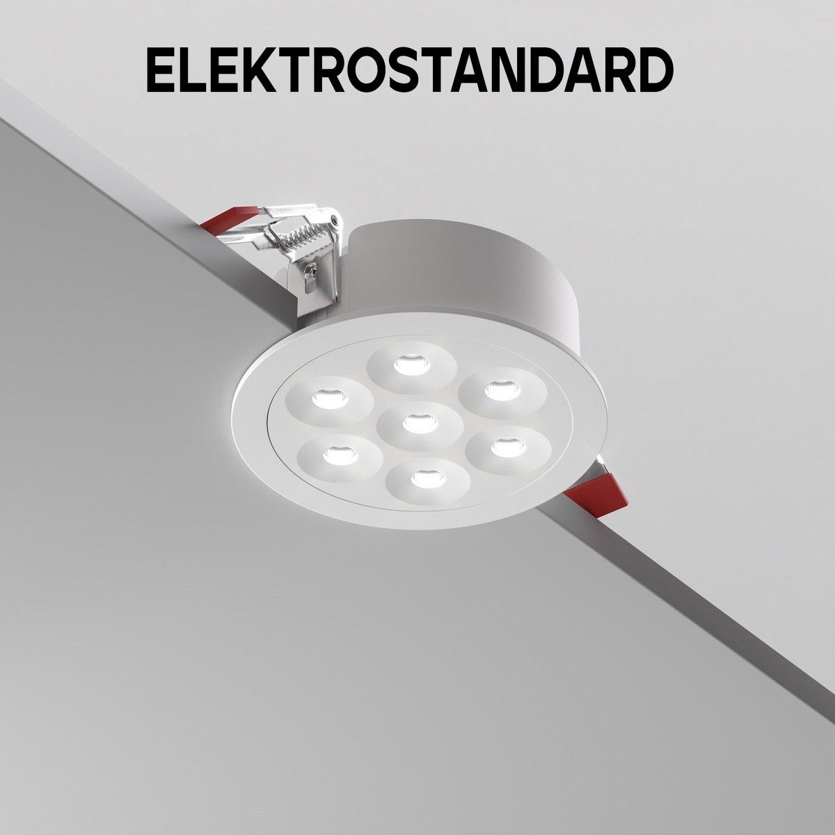 Изображение товара Светильник потолочный светодиодная Elektrostandard Rayn 3 м² нейтральный белый свет цвет белый Изображение товара Светильник потолочный светодиодная Elektrostandard Rayn 3 м² нейтральный белый свет цвет белый