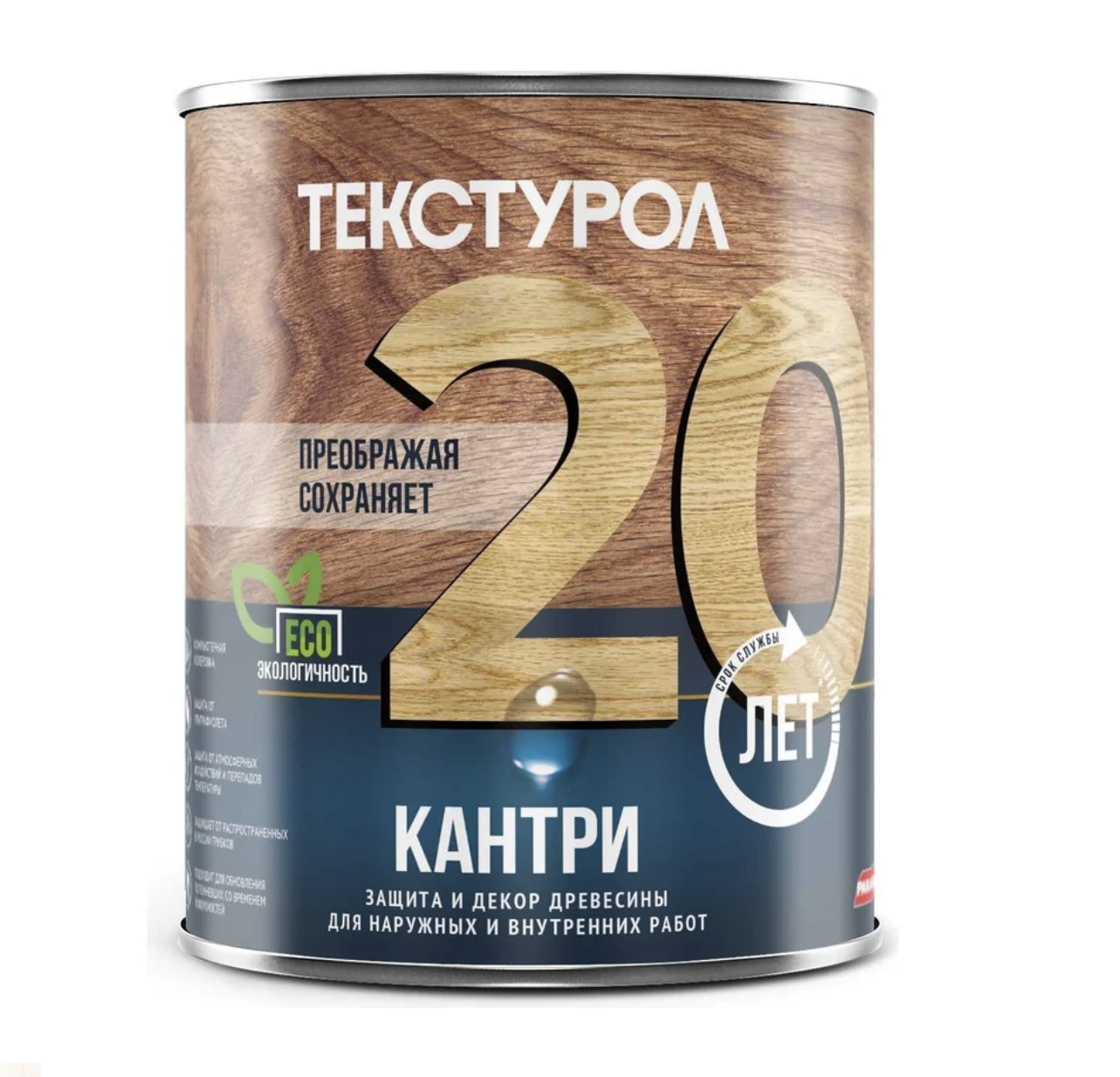 Изображение товара Защитно-декоративный антисептик кроющий фактуру Текстурол полуматовый цвет прозрачный 2.7 л Изображение товара Защитно-декоративный антисептик кроющий фактуру Текстурол полуматовый цвет прозрачный 2.7 л