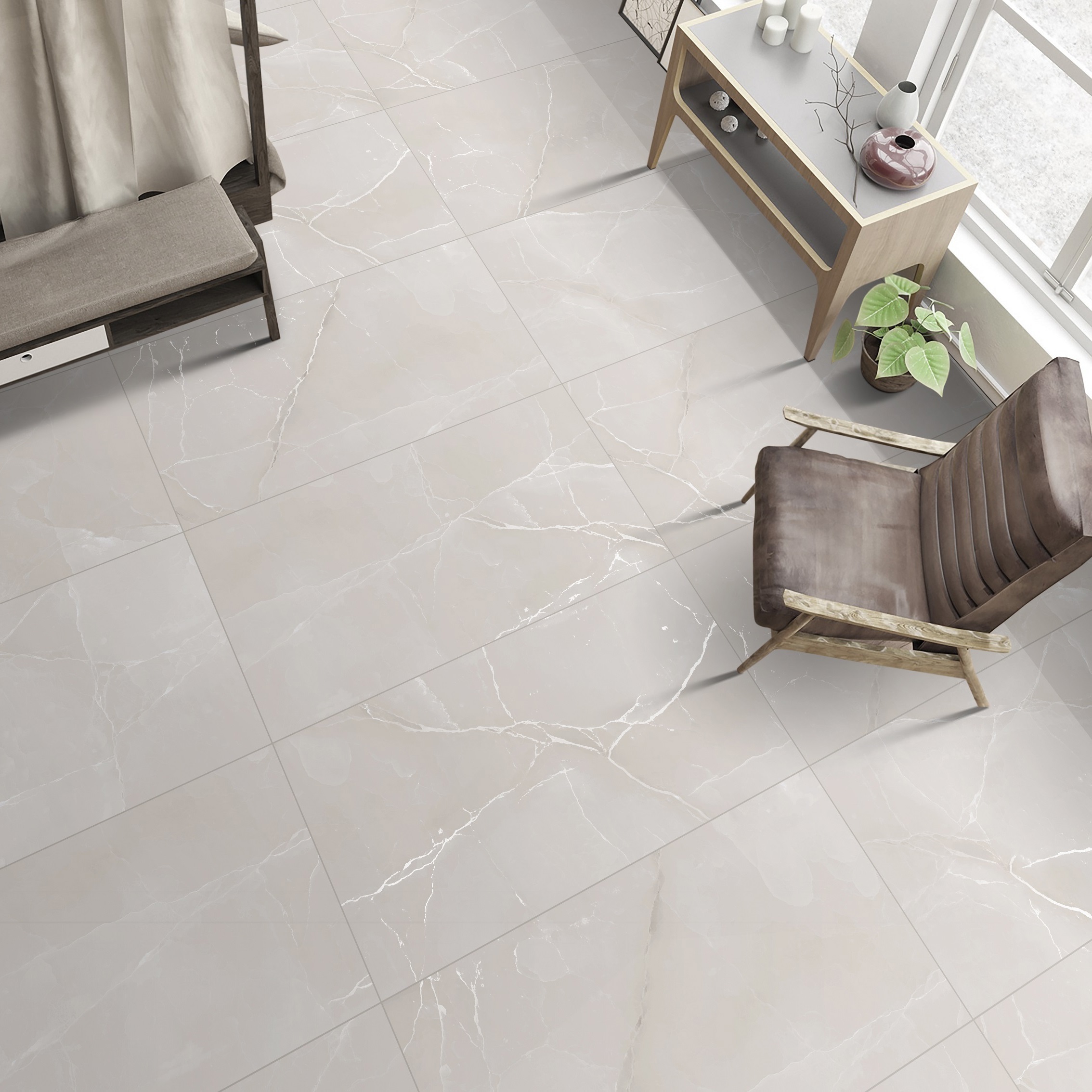 Изображение товара Глазурованный керамогранит Ceradim Payour Onyx Blanco Карвинг 60x120 см 1.44 м² матовый цвет серый Изображение товара Глазурованный керамогранит Ceradim Payour Onyx Blanco Карвинг 60x120 см 1.44 м² матовый цвет серый