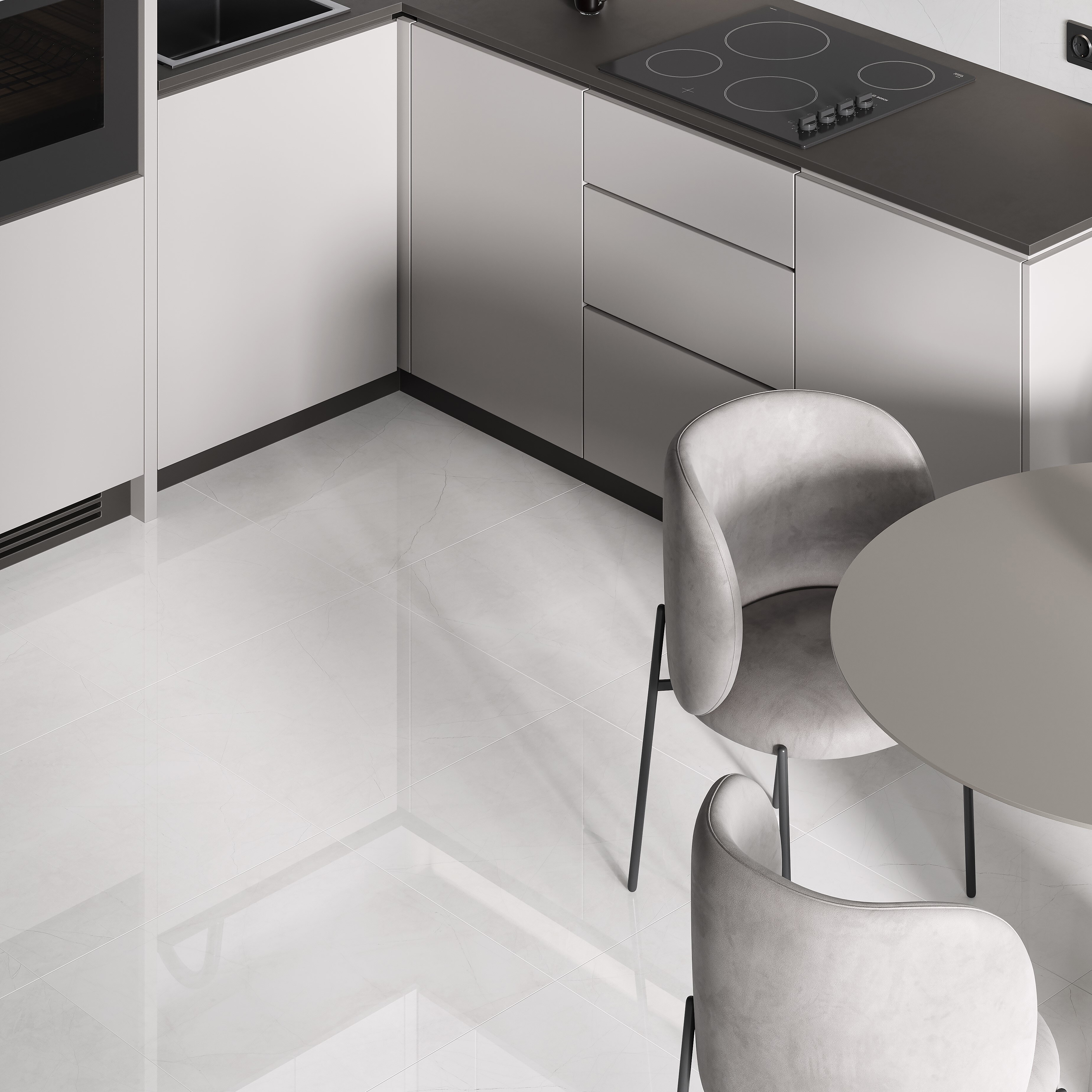 Изображение товара Керамогранит CERADIM Stone Micado Blanco 60x60 см - глазурованный полированный белый Изображение товара Керамогранит CERADIM Stone Micado Blanco 60x60 см - глазурованный полированный белый