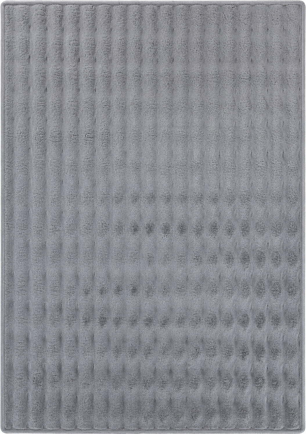 Изображение товара Ковер Merinos Bubble 60x110 см полиэстер PXL1001 цвет серебристый Изображение товара Ковер Merinos Bubble 60x110 см полиэстер PXL1001 цвет серебристый