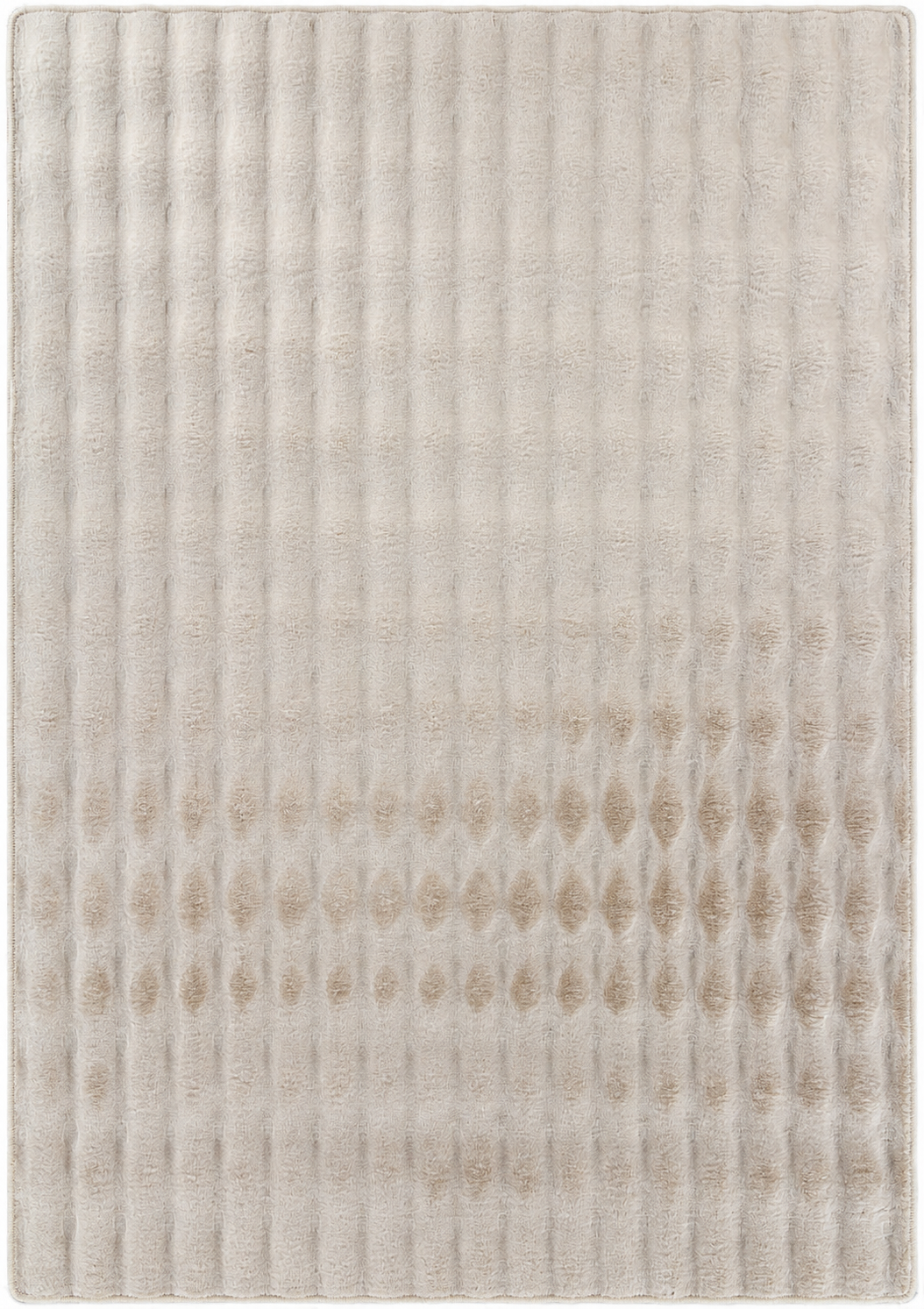Изображение товара Ковер Merinos Bubble 60x110 см полиэстер PXL1001 цвет светло-бежевый Изображение товара Ковер Merinos Bubble 60x110 см полиэстер PXL1001 цвет светло-бежевый