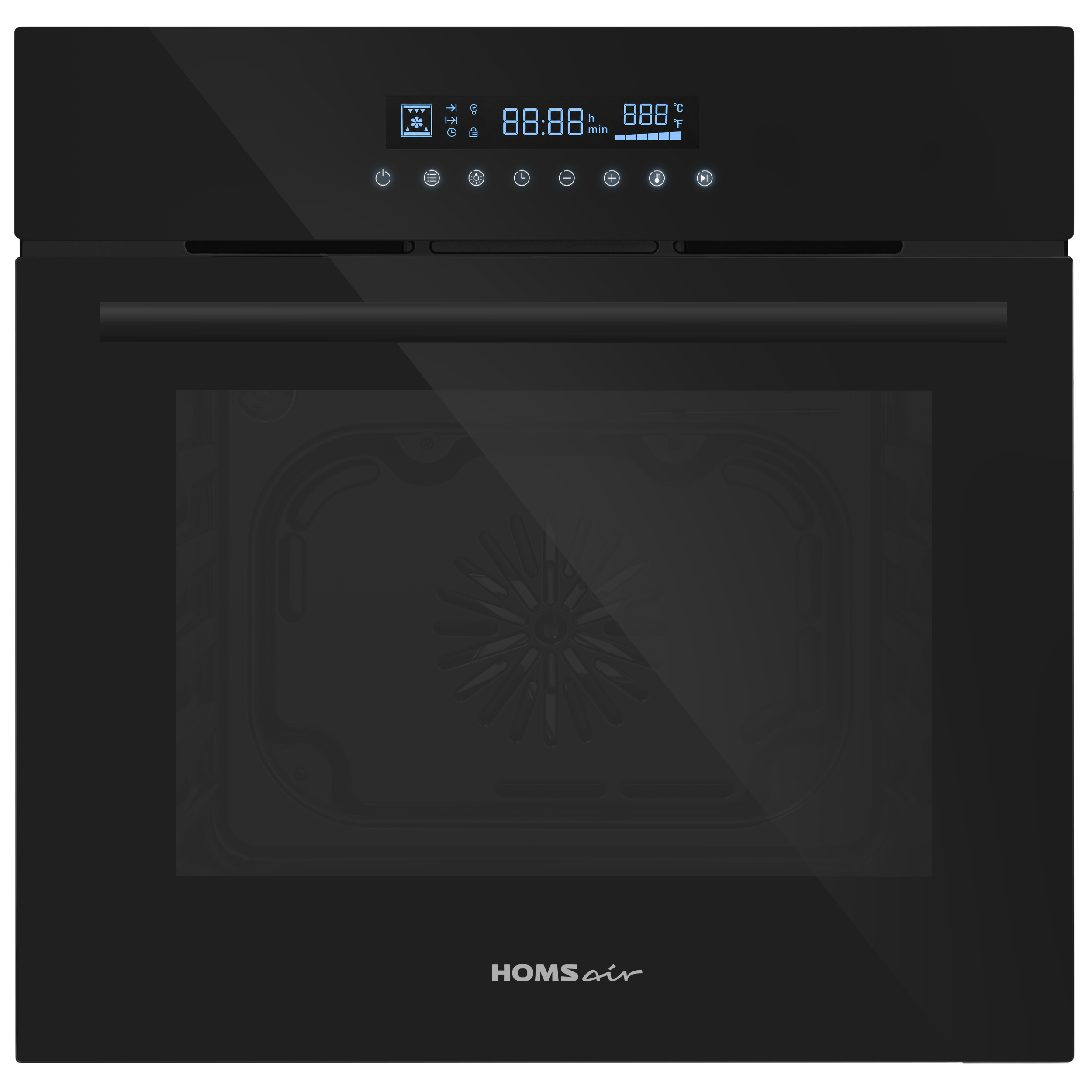 Изображение товара Встраиваемый духовой шкаф Homsair OEH607BK2 59.5x59x52.5 см цвет черный