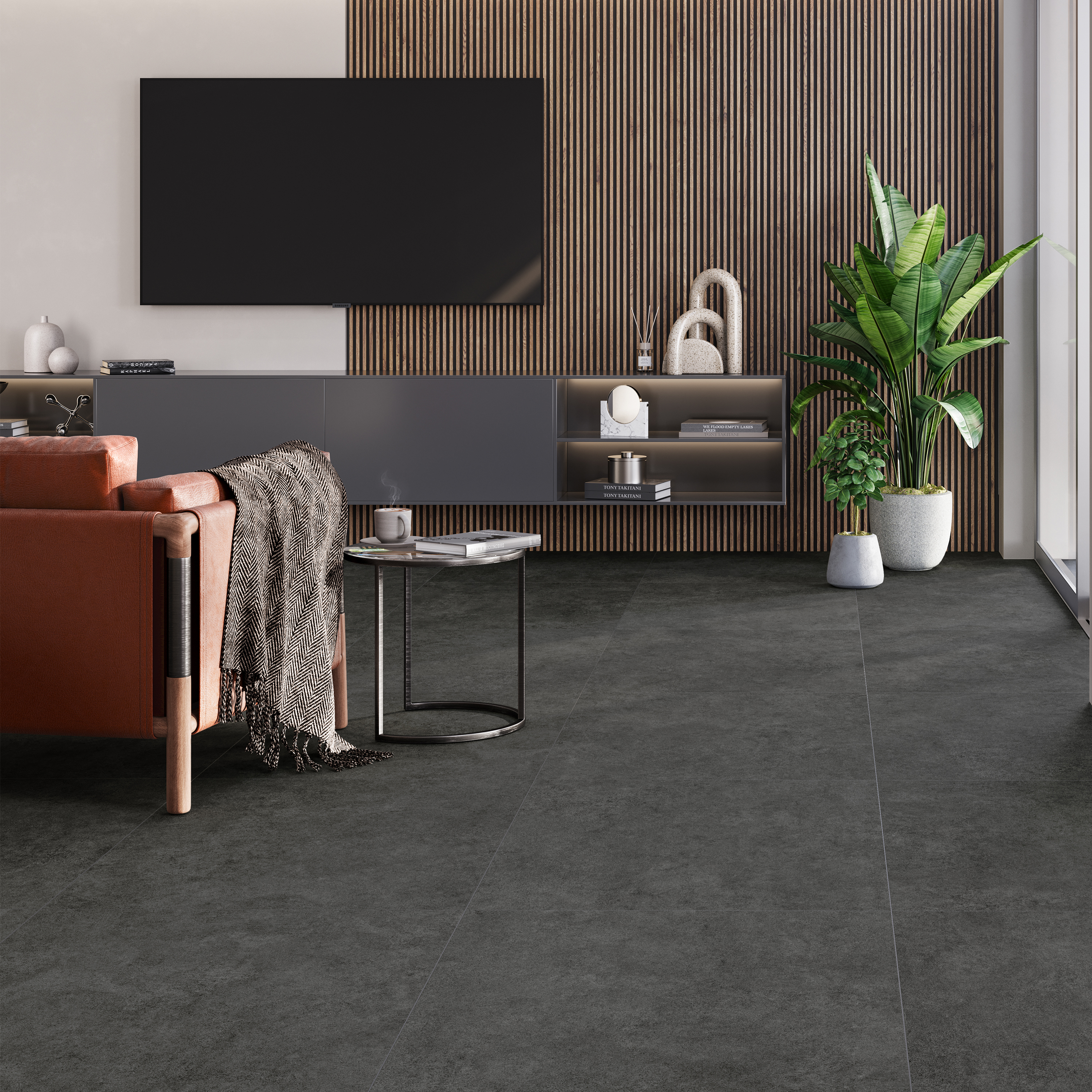 Изображение товара Керамогранит Alma ceramica Бонд GFU6060BND20R 60x60см цвет черный Изображение товара Керамогранит Alma ceramica Бонд GFU6060BND20R 60x60см цвет черный