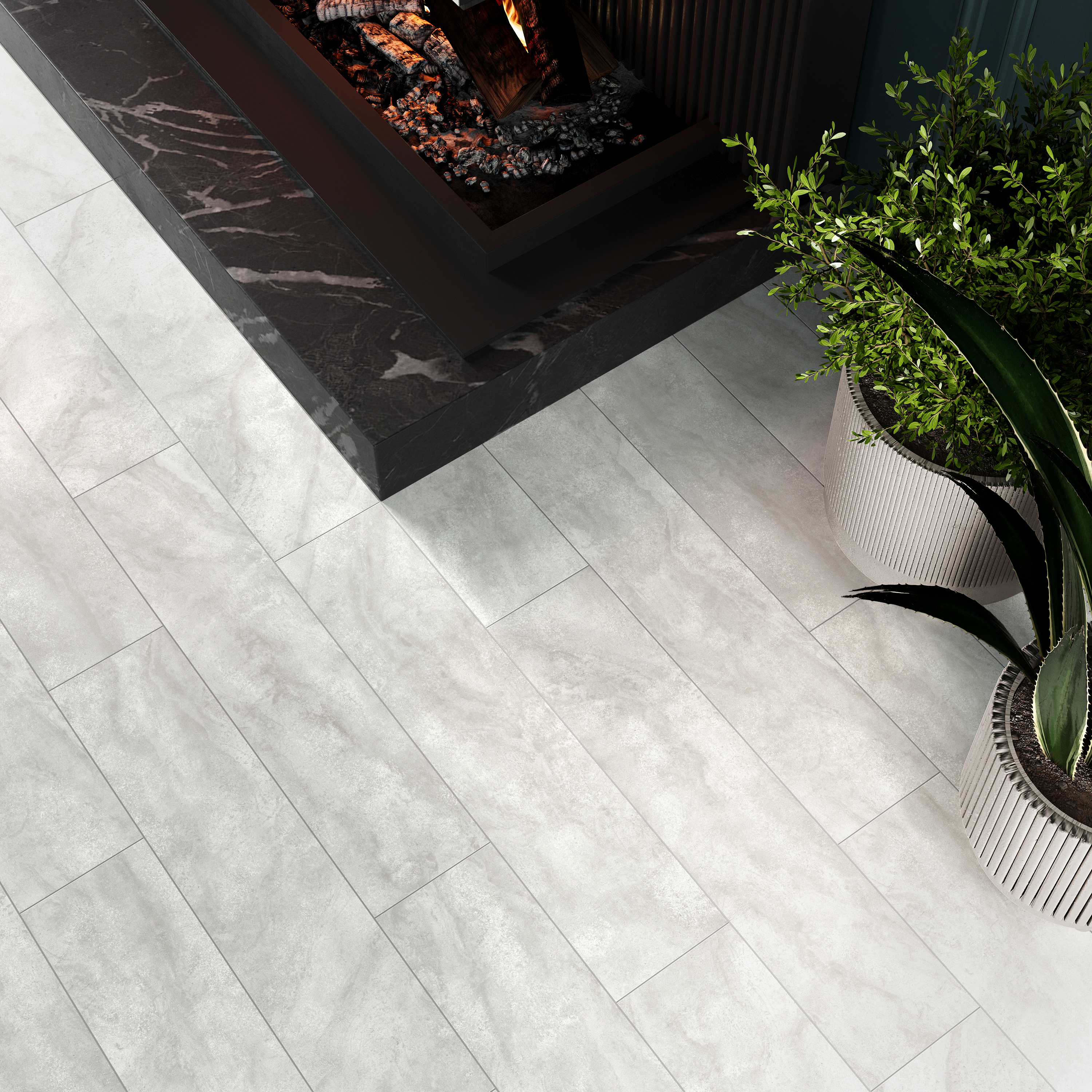 Изображение товара Керамогранит ALMA CERAMICA Room Stone Глазурованный 20x90 см светло-бежевый, матовый, 1.62 м²