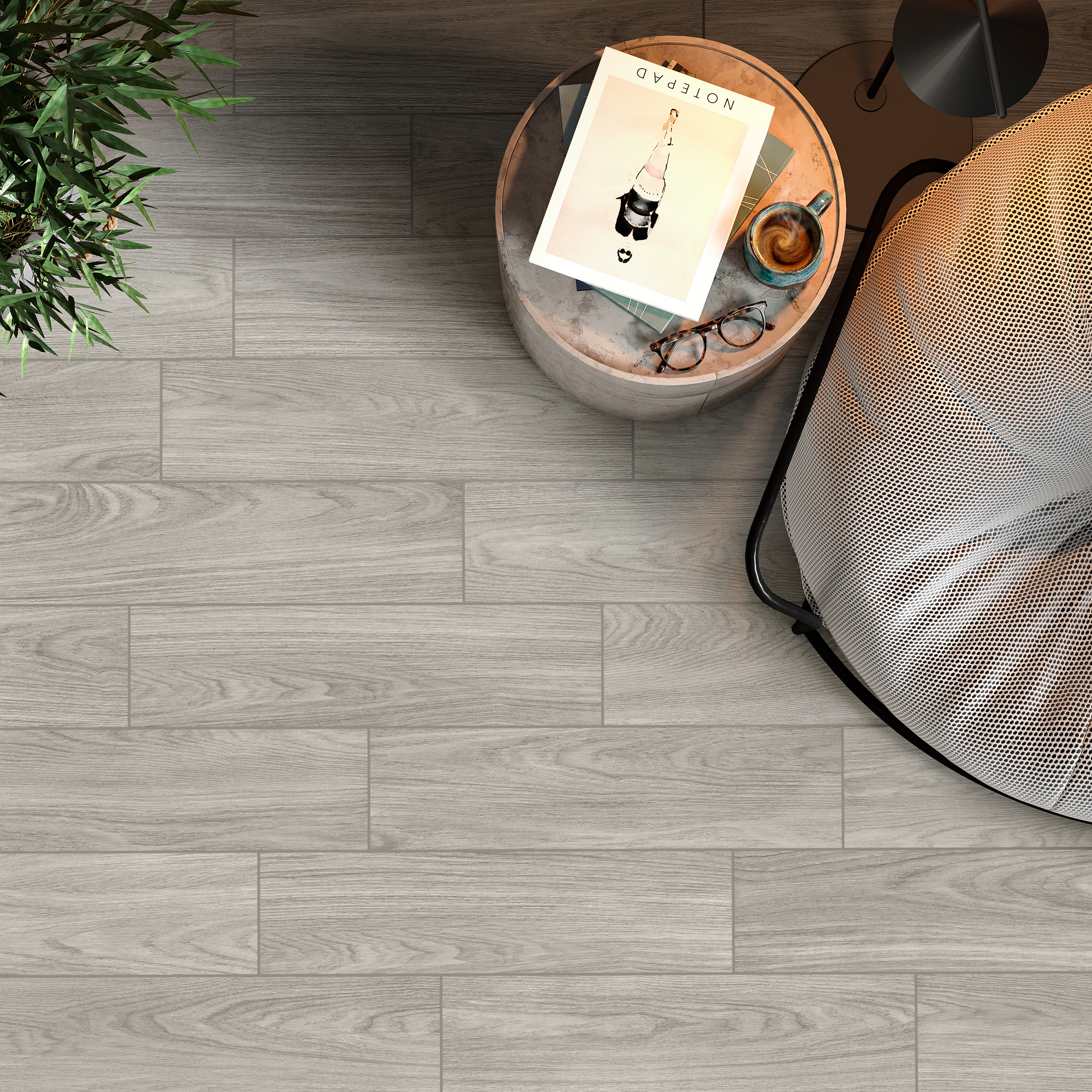 Изображение товара Глазурованный керамогранит Alma Ceramica Forest 70 15.1x60.2 см 1.82 м² матовый цвет серый Изображение товара Глазурованный керамогранит Alma Ceramica Forest 70 15.1x60.2 см 1.82 м² матовый цвет серый