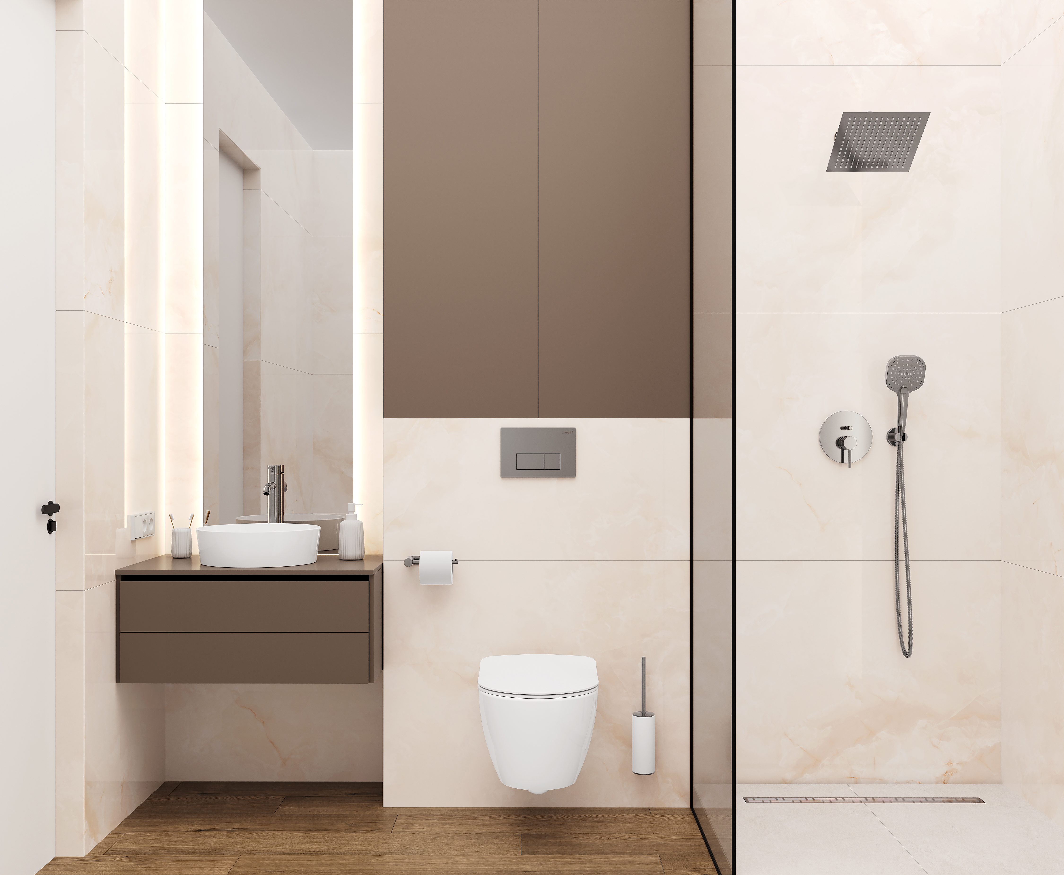 Изображение товара Керамогранит LAPARET Advance Crema 80x160 полированный бежевый