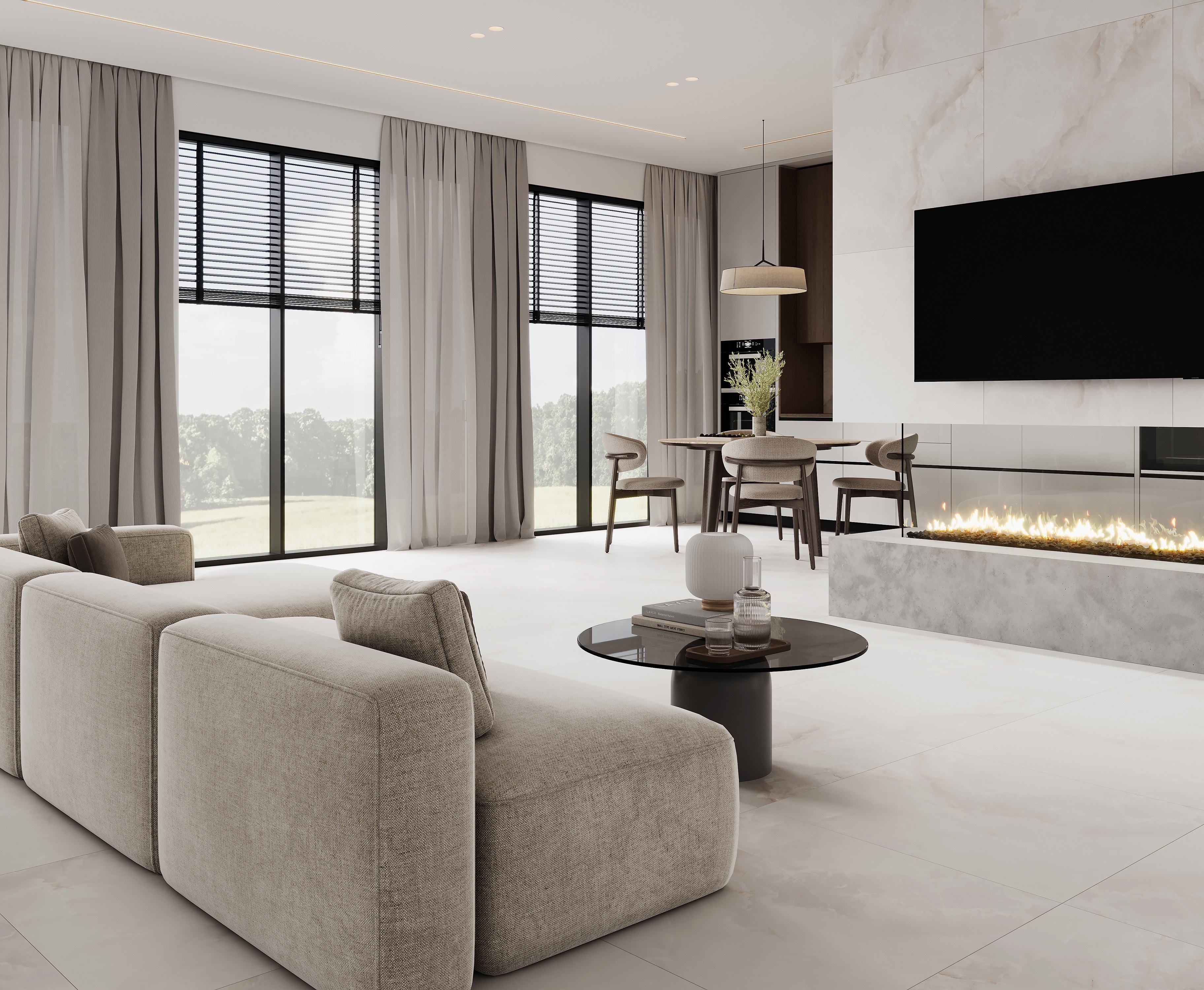 Изображение товара Керамогранит LAPARET Advance White 80x160 Сатинированный Белый