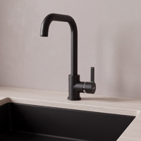 Изображение товара Смеситель для кухни Esko K37 общая высота 32.5 см цвет чёрный Изображение товара Смеситель для кухни Esko K37 общая высота 32.5 см цвет чёрный