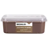 Изображение товара Шпаклевка для дерева MONLID акриловая цвет тик 0.4 кг Изображение товара Шпаклевка для дерева MONLID акриловая цвет тик 0.4 кг