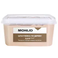 Изображение товара Шпаклевка для дерева MONLID акриловая цвет белое дерево 0.9 кг Изображение товара Шпаклевка для дерева MONLID акриловая цвет белое дерево 0.9 кг