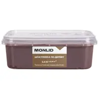 Изображение товара Шпаклевка для дерева MONLID акриловая цвет венге 0.4 кг Изображение товара Шпаклевка для дерева MONLID акриловая цвет венге 0.4 кг