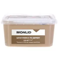 Изображение товара Шпаклевка для дерева MONLID акриловая цвет дуб натуральный 0.9 кг Изображение товара Шпаклевка для дерева MONLID акриловая цвет дуб натуральный 0.9 кг