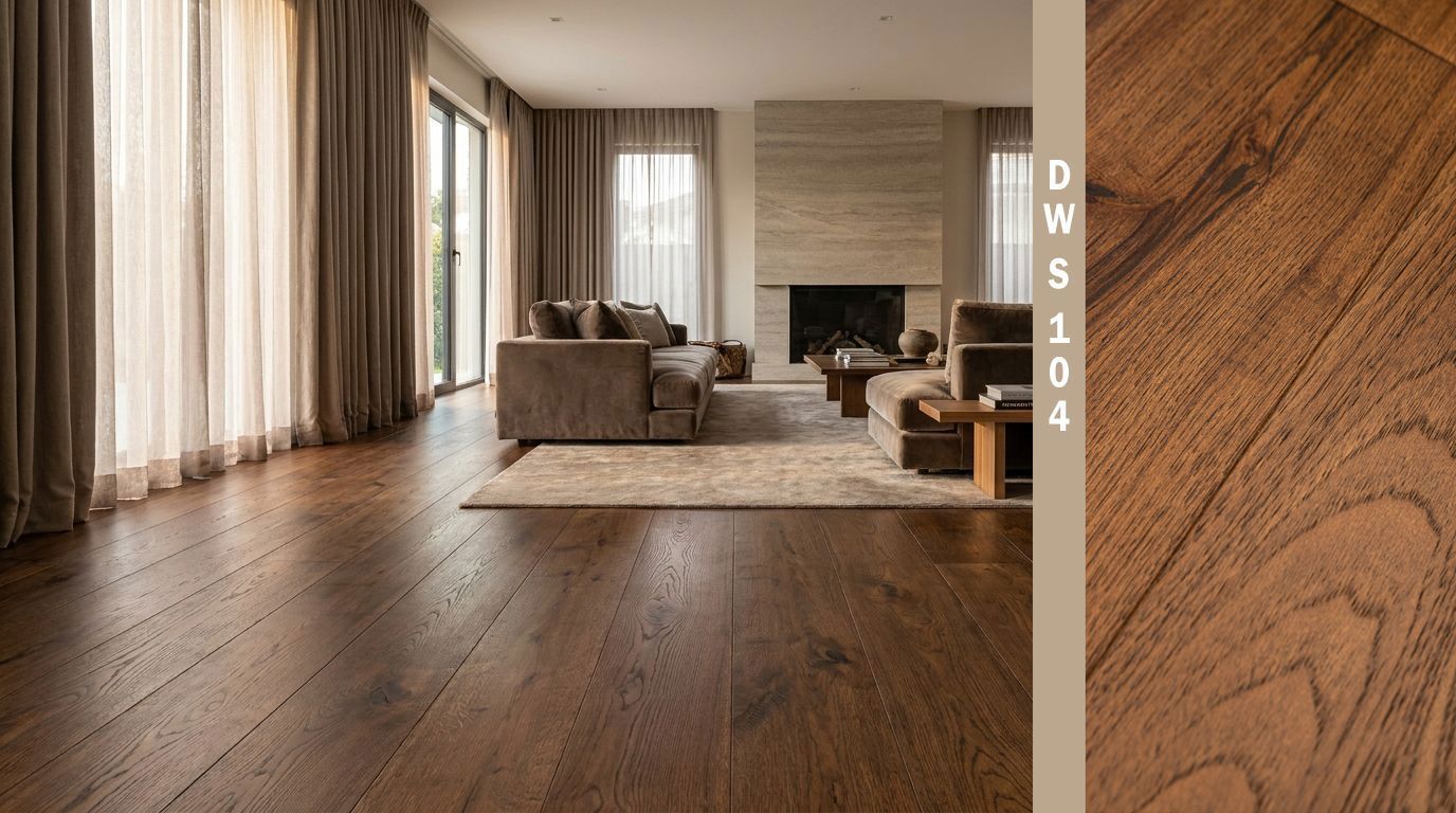 Изображение товара Инженерная напольная доска Dw flooring коричневый класс 23 13 мм2.888 м² Изображение товара Инженерная напольная доска Dw flooring коричневый класс 23 13 мм2.888 м²