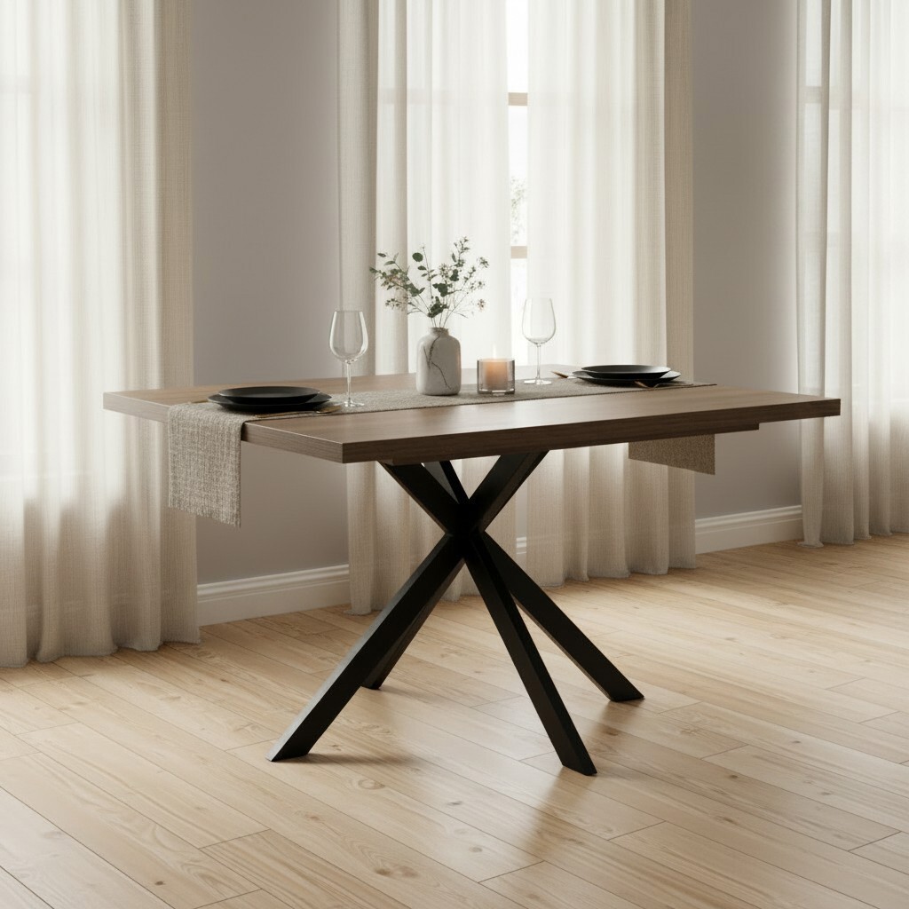 Изображение товара Кухонный стол прямоугольный Терминал Grace 140 140-180x76x90 см ЛДСП цвет дуб канзас Изображение товара Кухонный стол прямоугольный Терминал Grace 140 140-180x76x90 см ЛДСП цвет дуб канзас