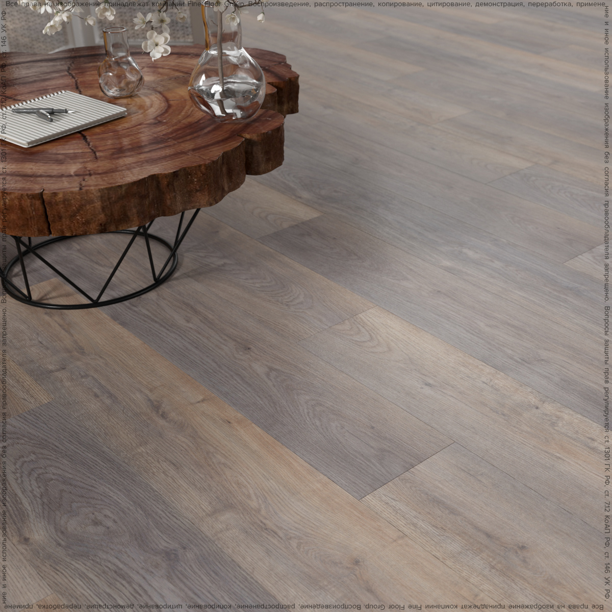 Изображение товара LVT Плитка FINE FLOOR FF-LIGHT Дуб Борда