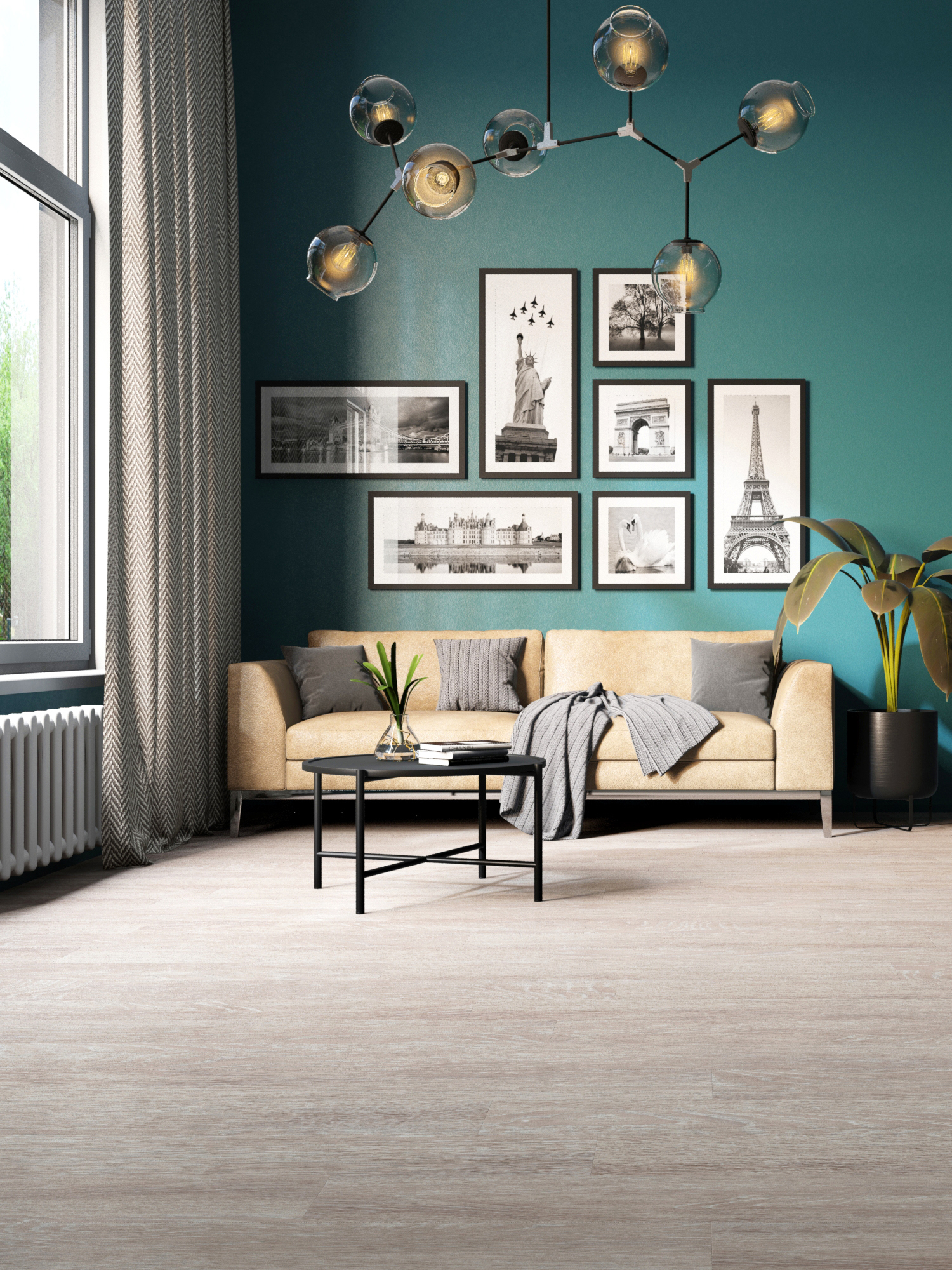 Изображение товара SPC плитка Polmark Legend 565 43 класс толщина 4 мм 2.58 м², цена за упаковку