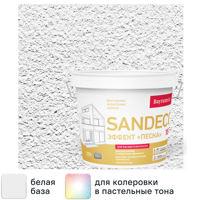 Изображение товара Краска фактурная Bayramix Sandeco с эффектом песка цвет белый 15 кг