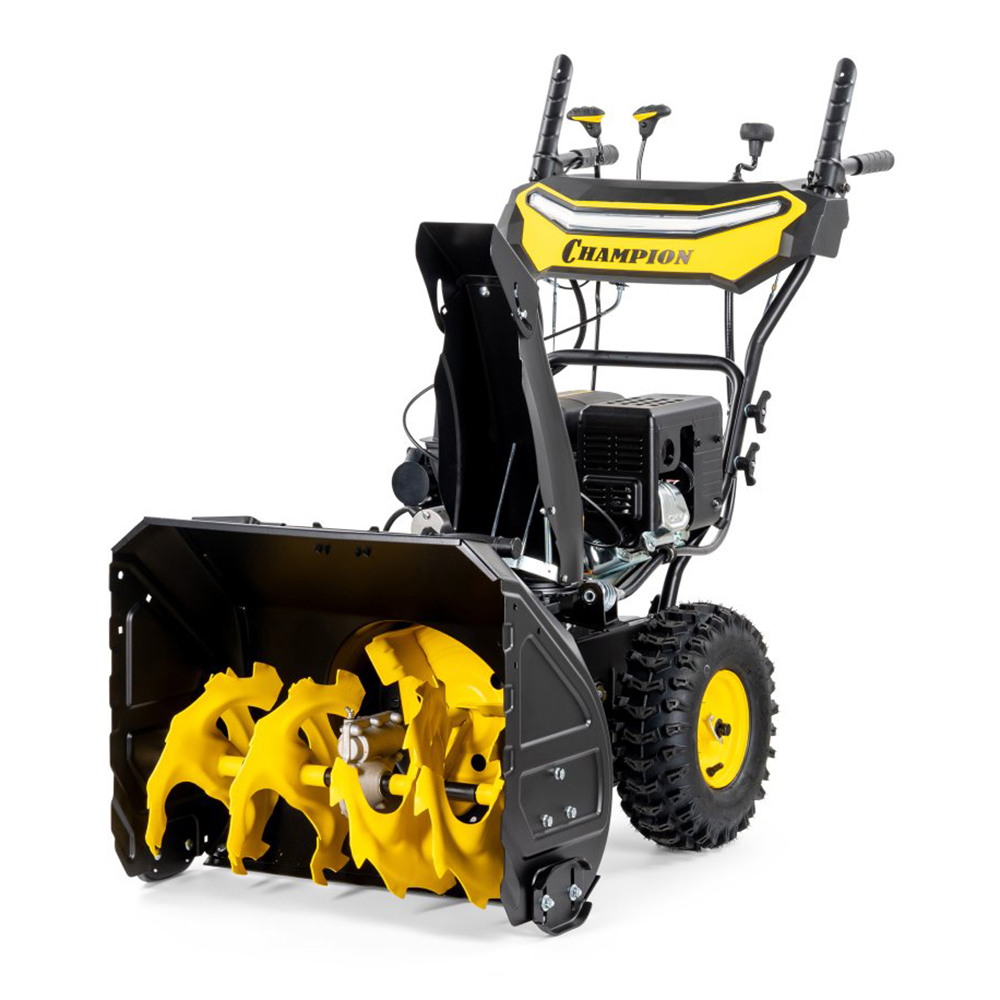 Изображение товара Снегоуборщик бензиновый Champion ST763E 62 см 7 л.с. Изображение товара Снегоуборщик бензиновый Champion ST763E 62 см 7 л.с.