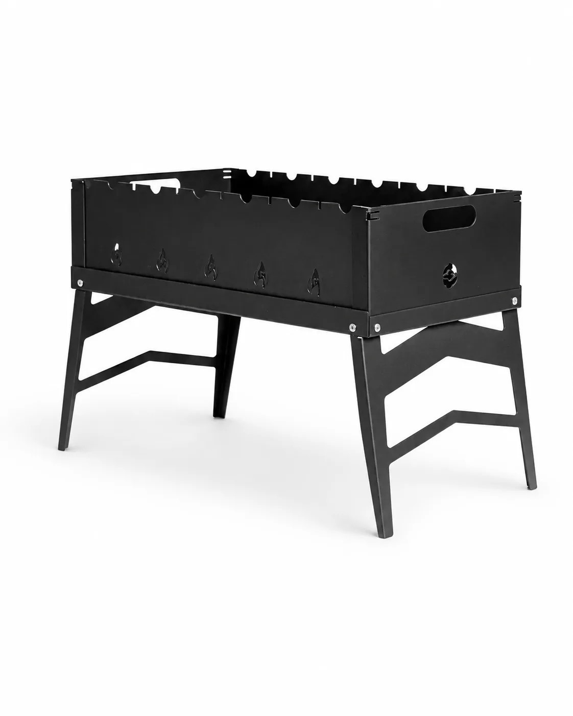 Изображение товара Мангал толщина 1.5 мм 35x55x29.5 см