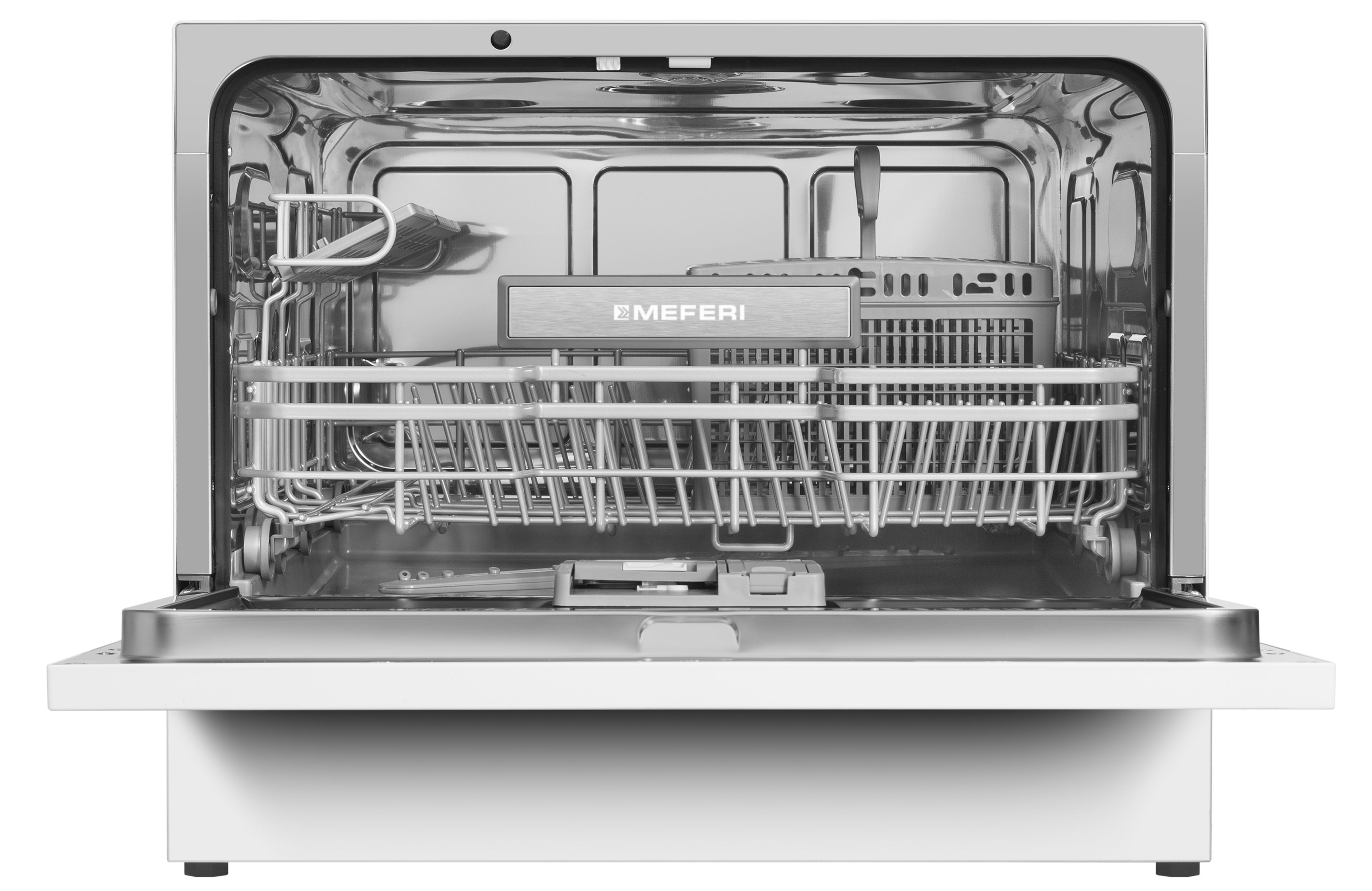 Изображение товара Отдельностоящая посудомоечная машина Meferi MDW4581WH fs compact power 55 см 8 программ цвет белый