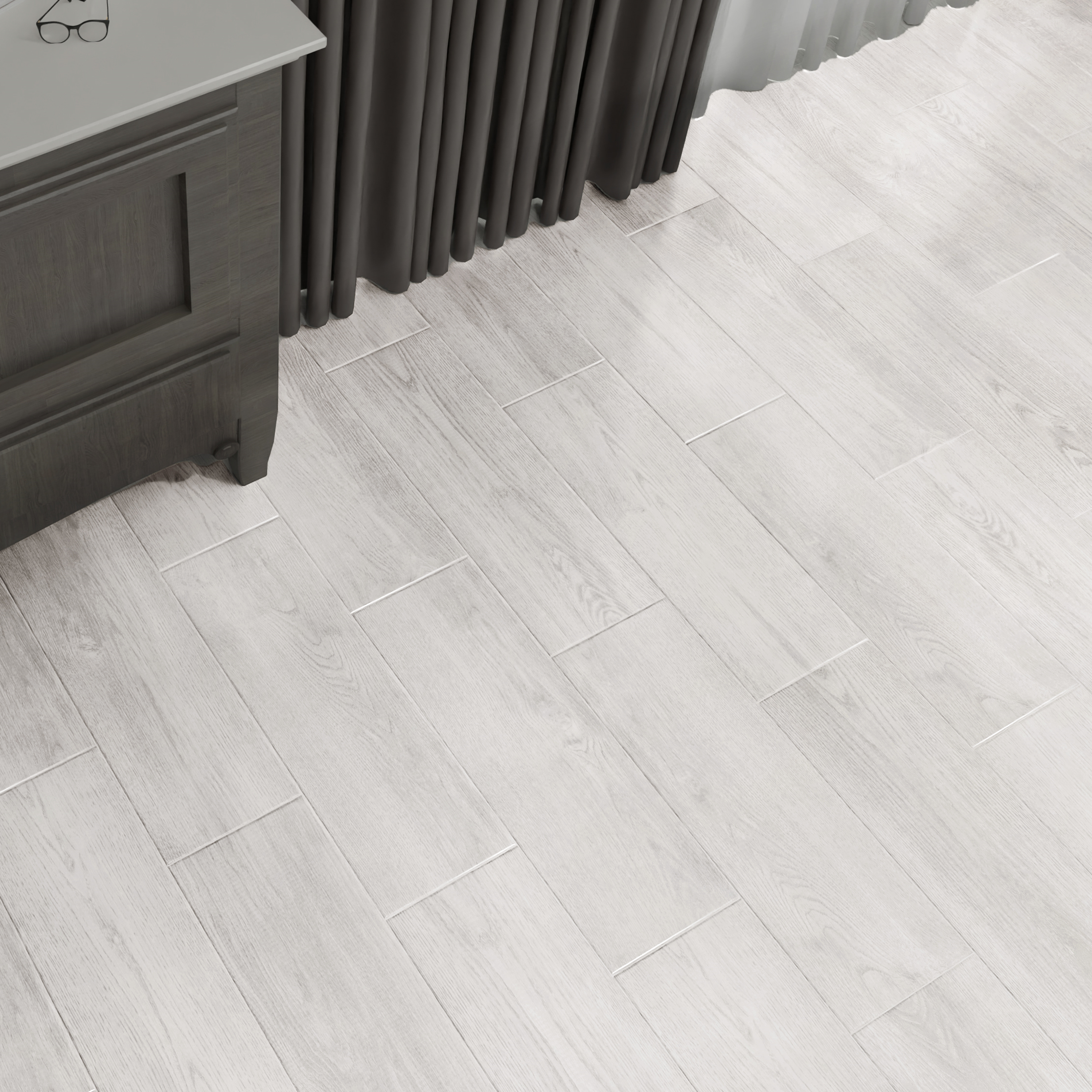 Изображение товара Глазурованный керамогранит Global Tile Andijan_GT 19.7x60 см 1.182 м² матовый цвет белый Изображение товара Глазурованный керамогранит Global Tile Andijan_GT 19.7x60 см 1.182 м² матовый цвет белый