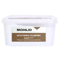 Изображение товара Шпаклевка для дерева MONLID акриловая цвет белый 0.9 кг Изображение товара Шпаклевка для дерева MONLID акриловая цвет белый 0.9 кг